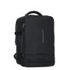 New Rebels Jessi Easton Underseater Rugzak 17L Waterafstotend PU Handbagage 40x30x20 Airline Tas 15.6 inch Laptopvak Zwart