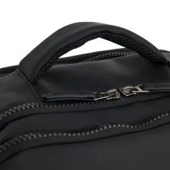 New Rebels Jessi Easton Underseater Rugzak 17L Waterafstotend PU Handbagage 40x30x20 Airline Tas 15.6 inch Laptopvak Zwart