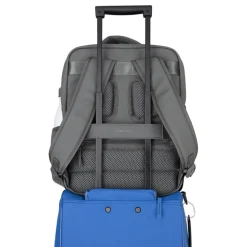 New Rebels Jessi Easton Underseater Rugzak 17L Waterafstotend PU Handbagage 40x30x20 Airline Tas 15.6 inch Laptopvak Antraciet