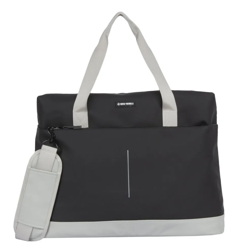 New Rebels Julan Shopper 40L Zwart Waterafstotend