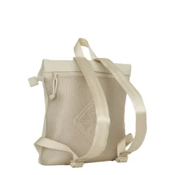 New Rebels Los Angeles Rolltop Backpack Mini 7L Waterafstotende Rugzak van PU Beige