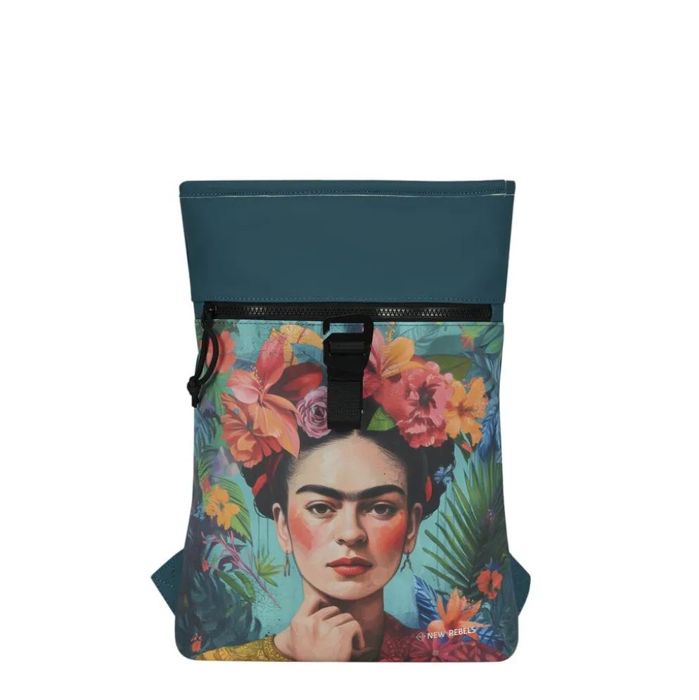 New Rebels Mart Art - Los Angeles Flowerhead Rolltop Rugzak