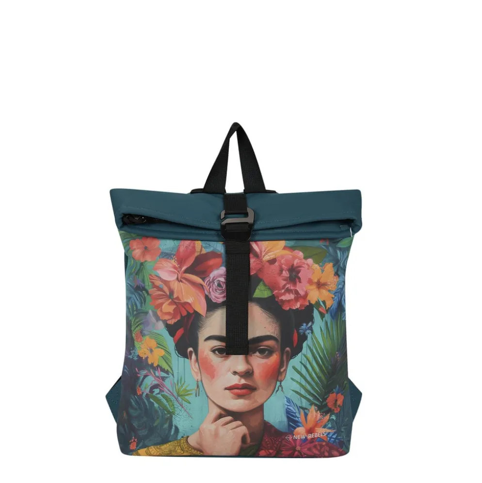 New Rebels Mart Art - Los Angeles Flowerhead Rolltop Rugzak