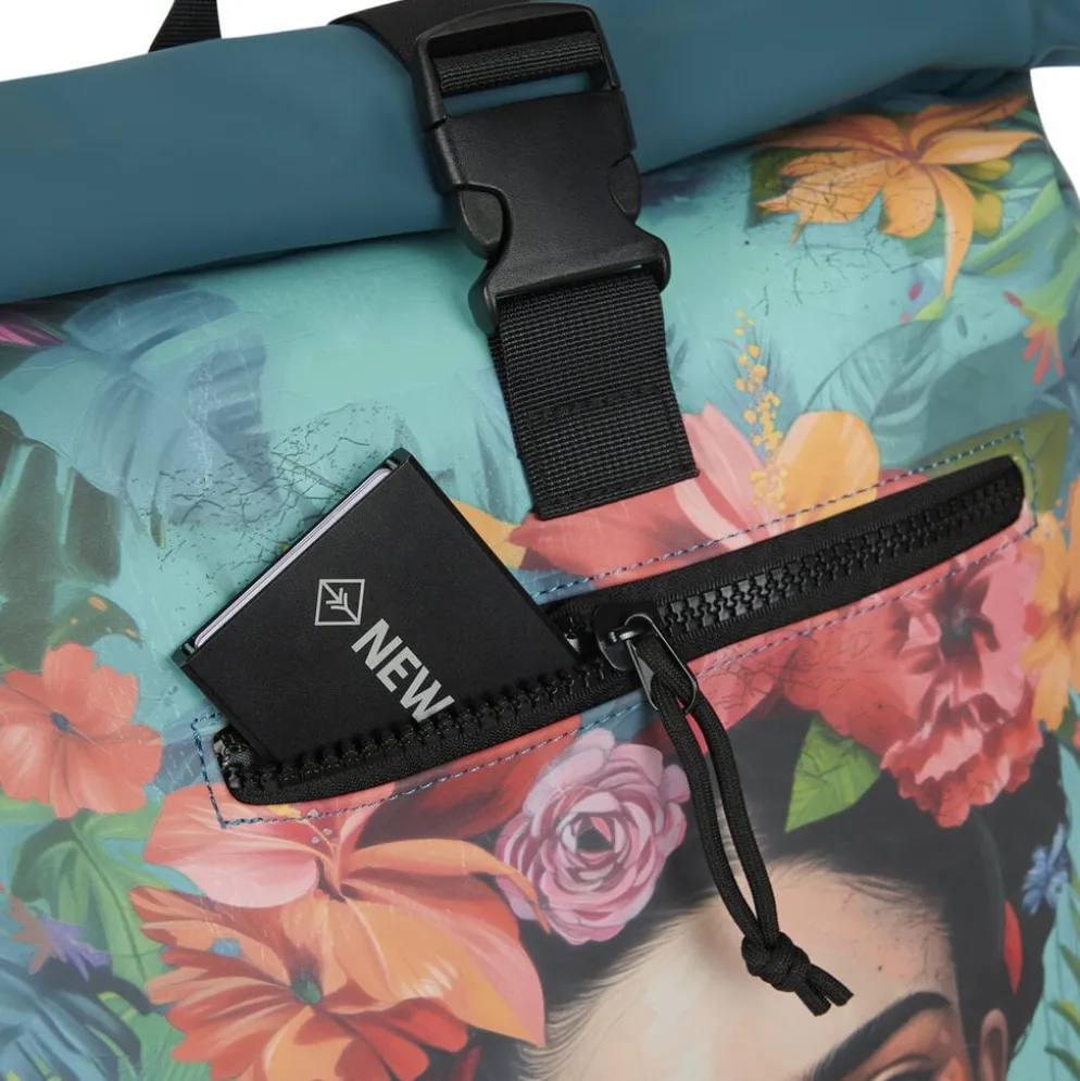 New Rebels Mart Art - New York Flowerhead 21L Rugtas Rolltop Waterafstotend Laptop 15.6"