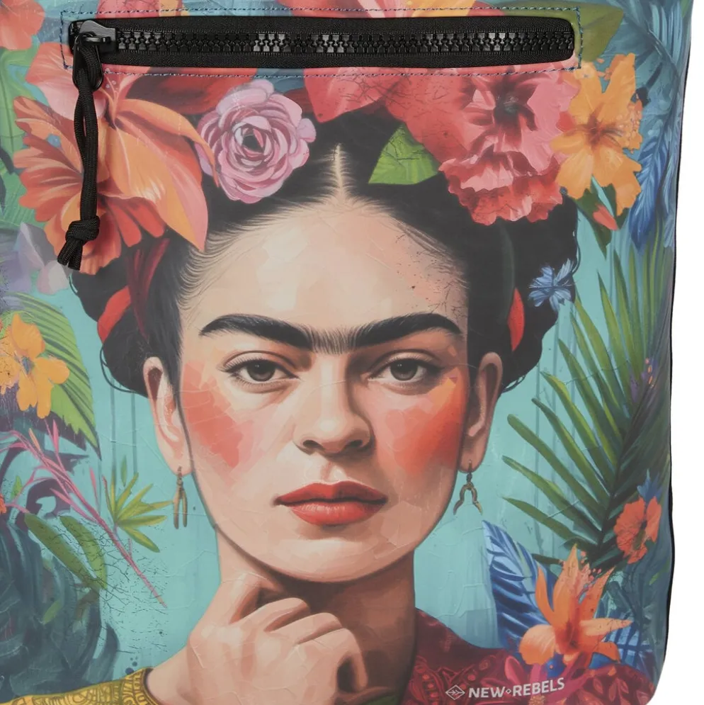 New Rebels Mart Art - New York Flowerhead 21L Rugtas Rolltop Waterafstotend Laptop 15.6"