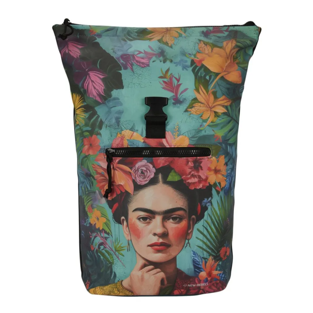 New Rebels Mart Art - New York Flowerhead 21L Rugtas Rolltop Waterafstotend Laptop 15.6"