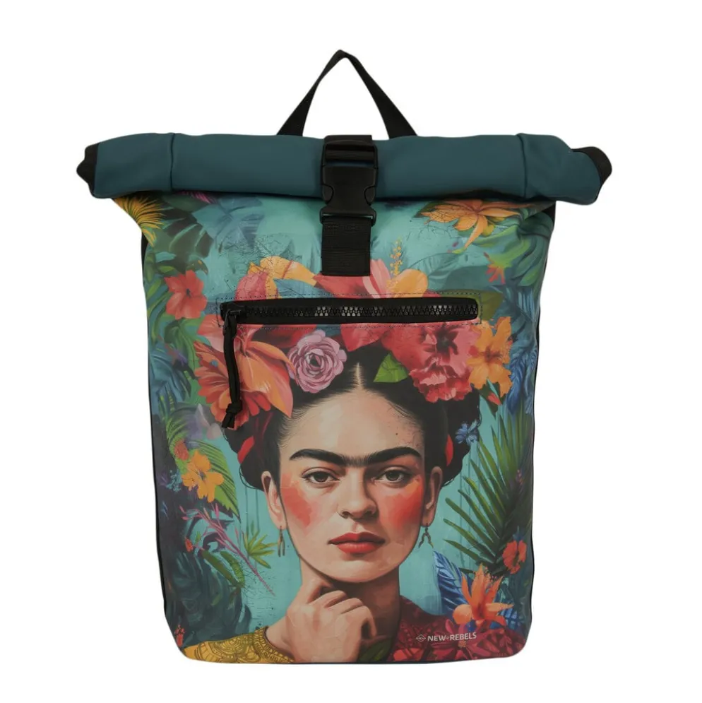 New Rebels Mart Art - New York Flowerhead 21L Rugtas Rolltop Waterafstotend Laptop 15.6"