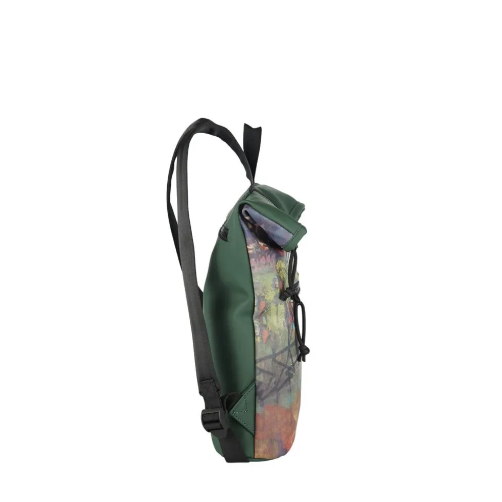 New Rebels Mart Art Los Angeles Mona Lisa Mini 7L Rugzak Rolltop Waterafstotend