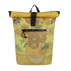 New Rebels Mart Art New York Zonnebloem 19L Rugzak Rolltop Waterafstotend