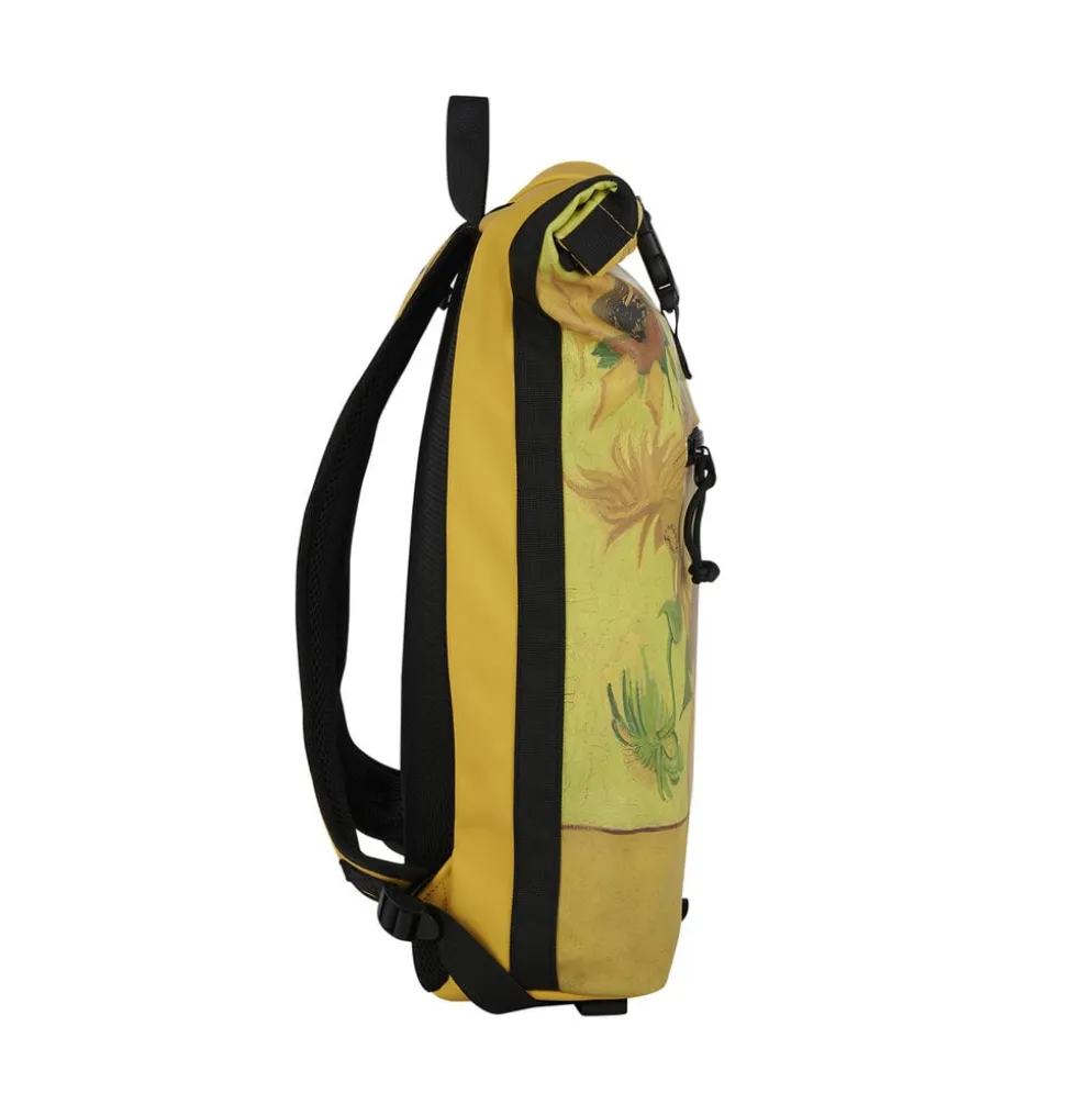 New Rebels Mart Art New York Zonnebloem 19L Rugzak Rolltop Waterafstotend