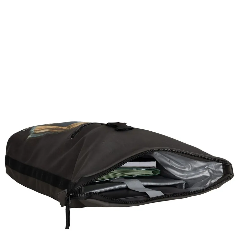 New Rebels Mart Arts – New York Parelmeisje Rolltop Rugzak 16L | Johannes Vermeer Waterafstotend Backpack