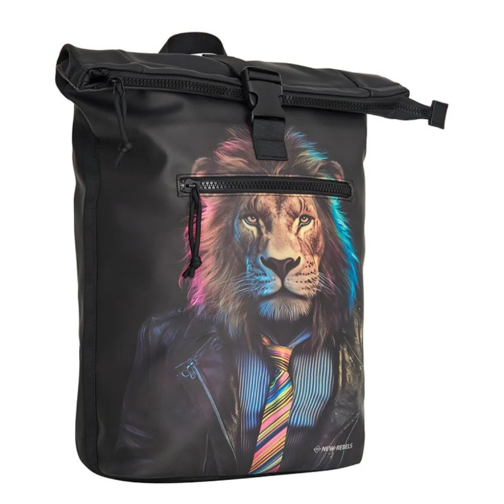New Rebels Mart Arts New York Lion Rolltop Rugzak 16L
