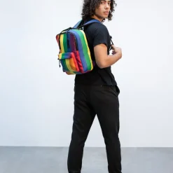 New Rebels Mart Chicago 18L Regenboog Rugzak Waterafstotend Laptop 13