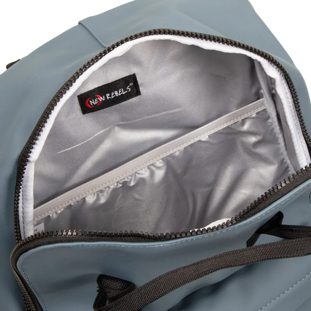 New Rebels Mart Chicago Zacht Blauw 17L Rugtas Waterafstotend Laptop 13"