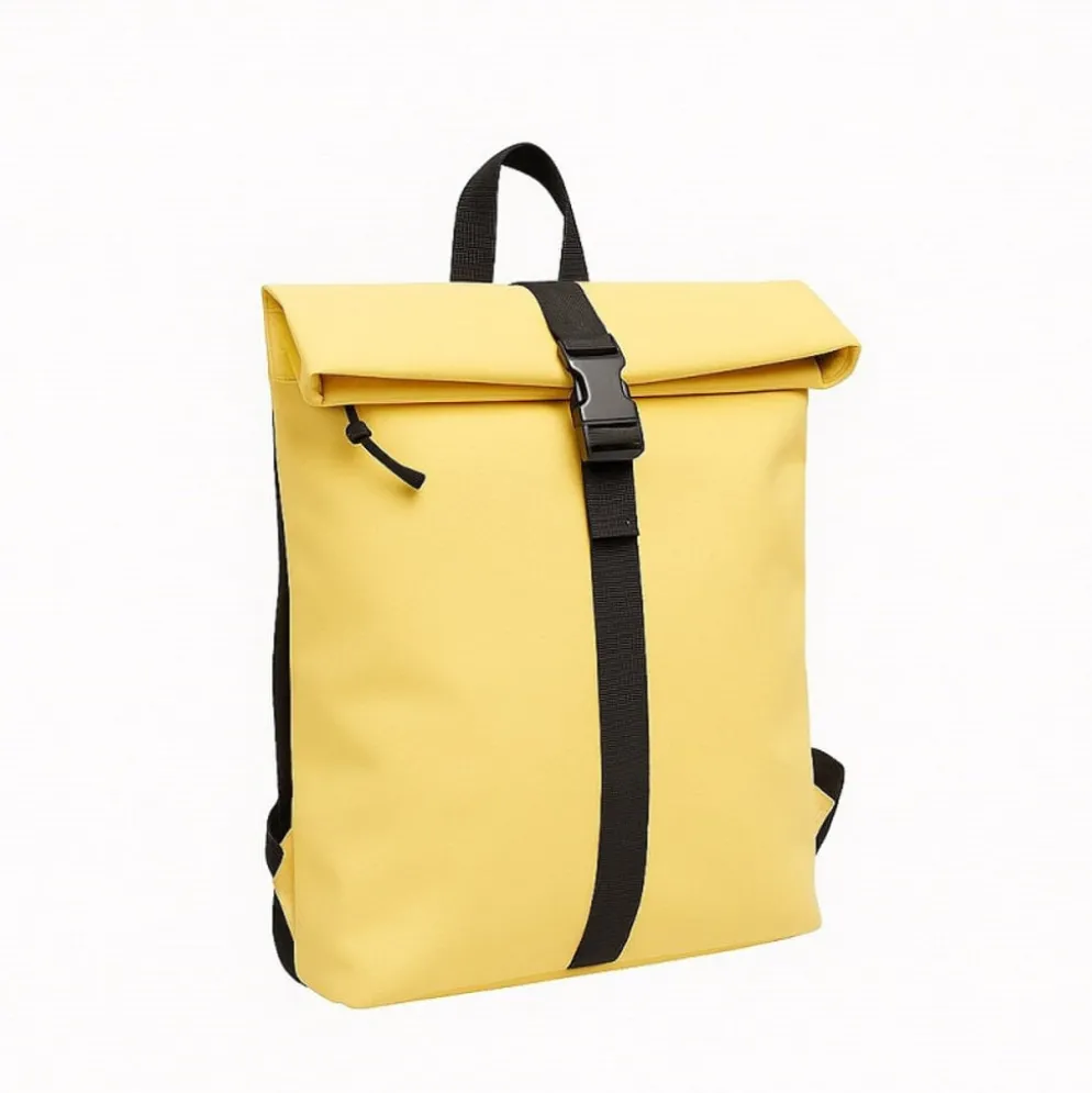 New Rebels Mart Los Angeles Butter Yellow Rolltop Rugzak