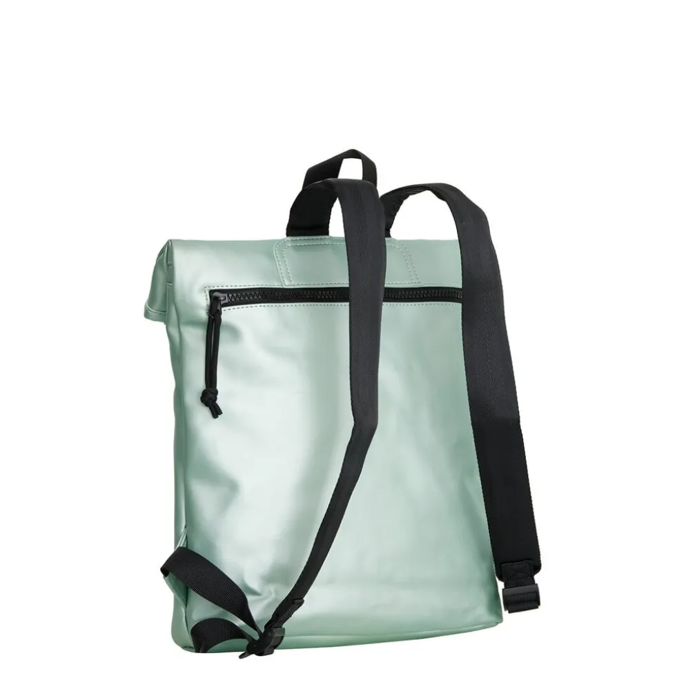 New Rebels Mart Los Angeles Metallic Lichtgroen 7L Rolltop Rugzak Waterafstotend
