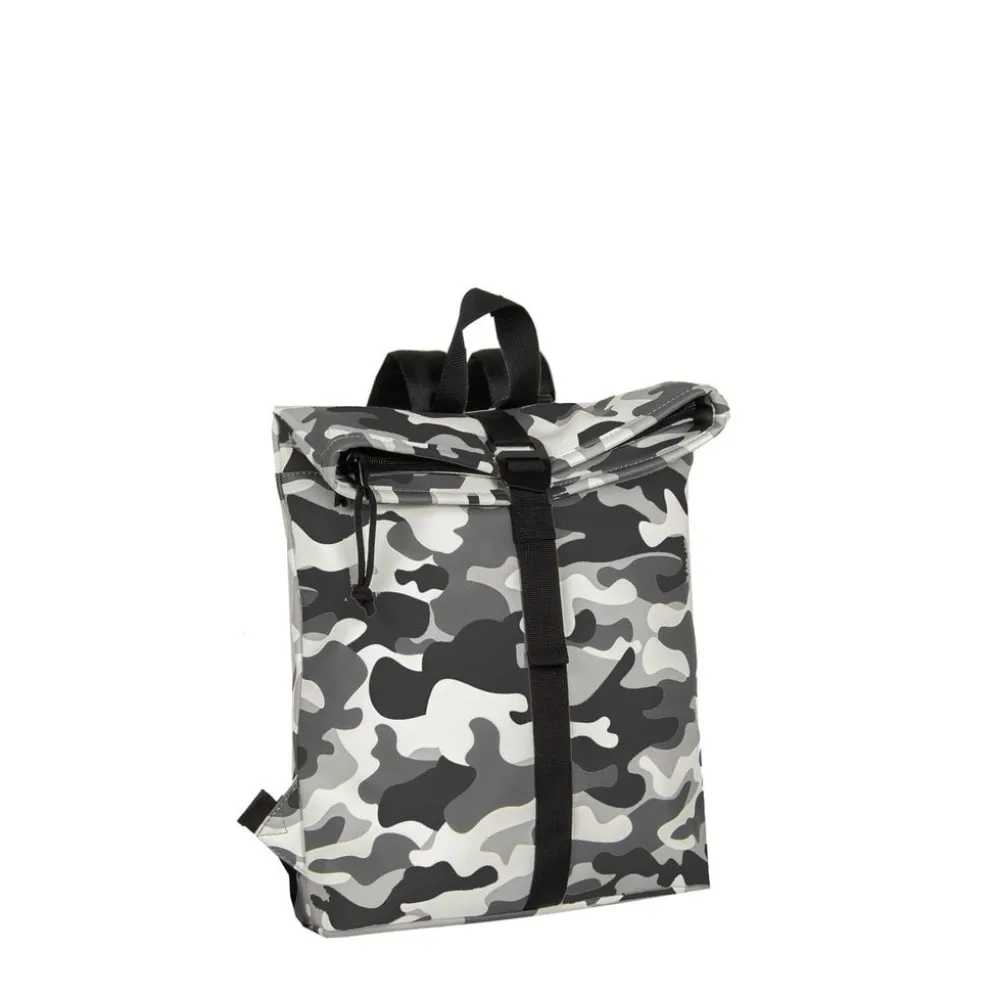 New Rebels Mart Los Angeles Camouflage Army 7L Rugtas Rolltop Waterafstotend
