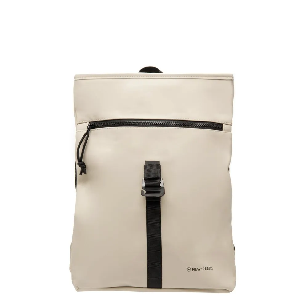 New Rebels Mart Los Angeles Beige 7L Rolltop Rugzak Waterafstotend