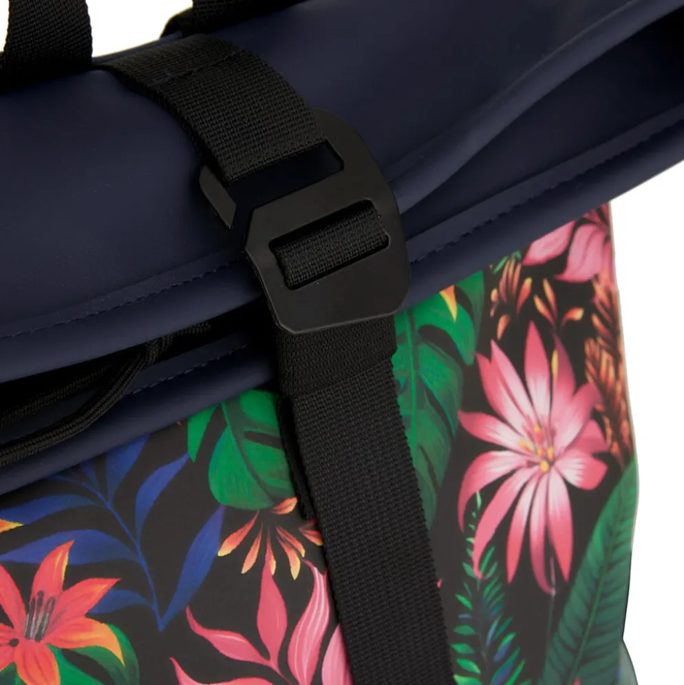 New Rebels Mart Los Angeles Flowerpower Rolltop Rugzak Mini
