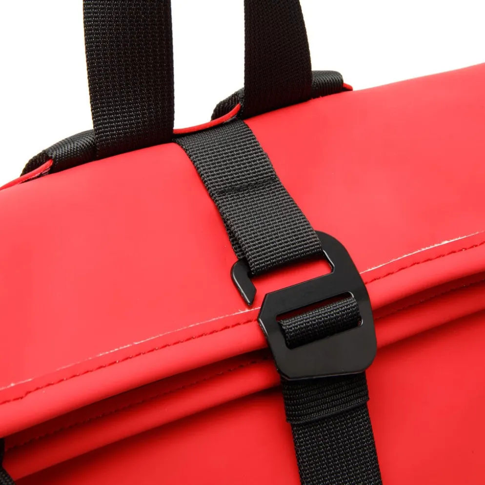 New Rebels Mart Los Angeles Rood 7 Liter Rugzak Rolltop Waterafstotend