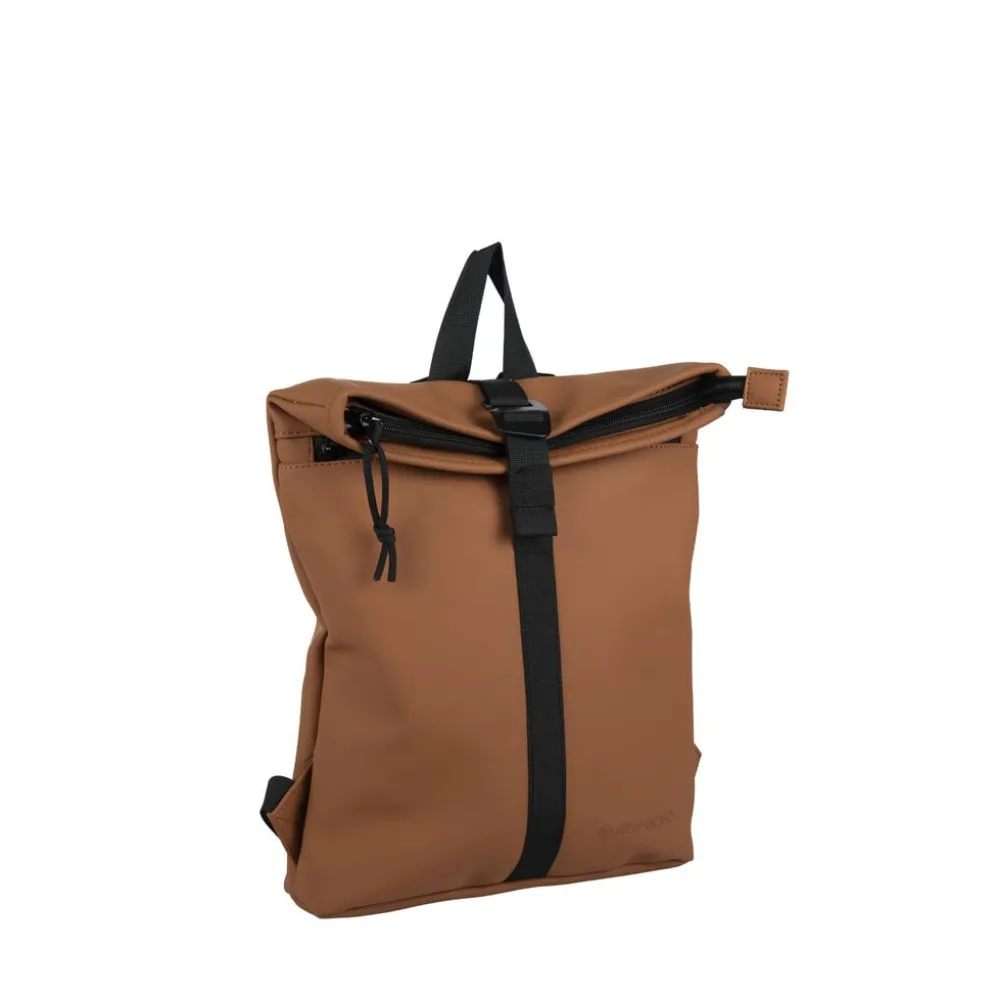 New Rebels Mart Los Angeles Cognac 7L Rolltop Rugzak Waterafstotend