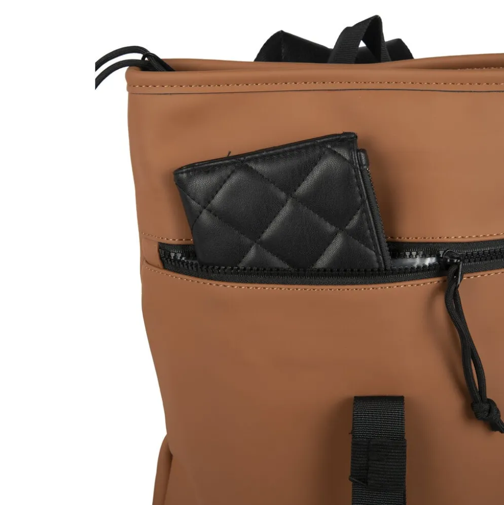 New Rebels Mart Los Angeles Cognac 7L Rolltop Rugzak Waterafstotend