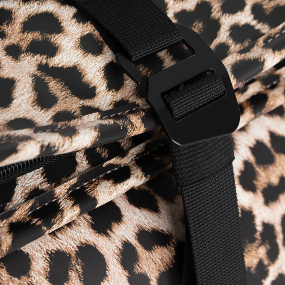New Rebels Mart Los Angeles Luipaard / Leopard Rolltop Rugzak