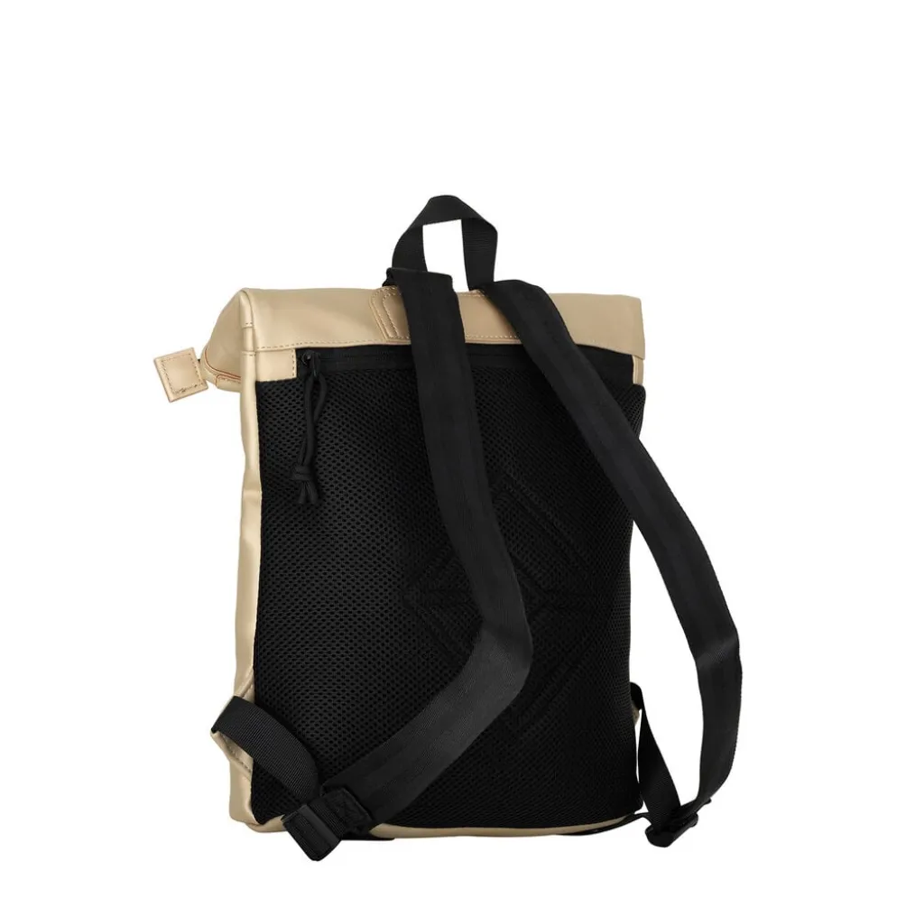 New Rebels Mart Los Angeles Metallic Goud Mini 7L Rolltop Rugzak Waterafstotend