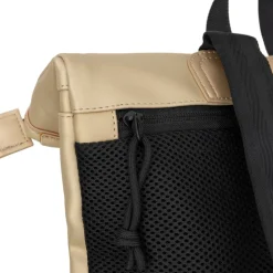 New Rebels Mart Los Angeles Metallic Goud Mini 7L Rolltop Rugzak Waterafstotend