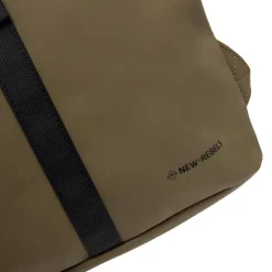 New Rebels Mart Los Angeles Olijf Groen 7L Rolltop Rugzak Waterafstotend