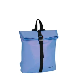 New Rebels Mart Los Angeles Metallic Lichtpaars Mini 7L Rolltop Rugzak Waterafstotend