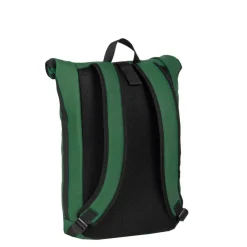 New Rebels Mart New York Donkergroen 21L Rugtas Rolltop Waterafstotend Laptop 15.6