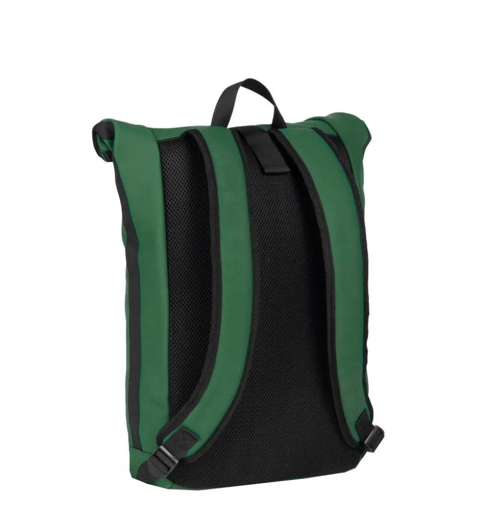 New Rebels Mart New York Donkergroen 21L Rugtas Rolltop Waterafstotend Laptop 15.6"
