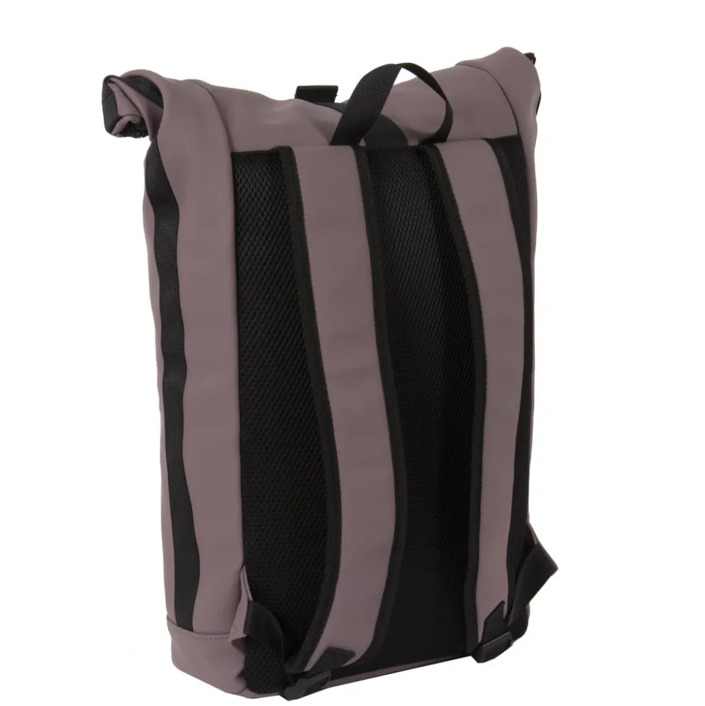 New Rebels Mart New York Oud Paars 21L Rugtas Rolltop Waterafstotend Laptop 15.6"