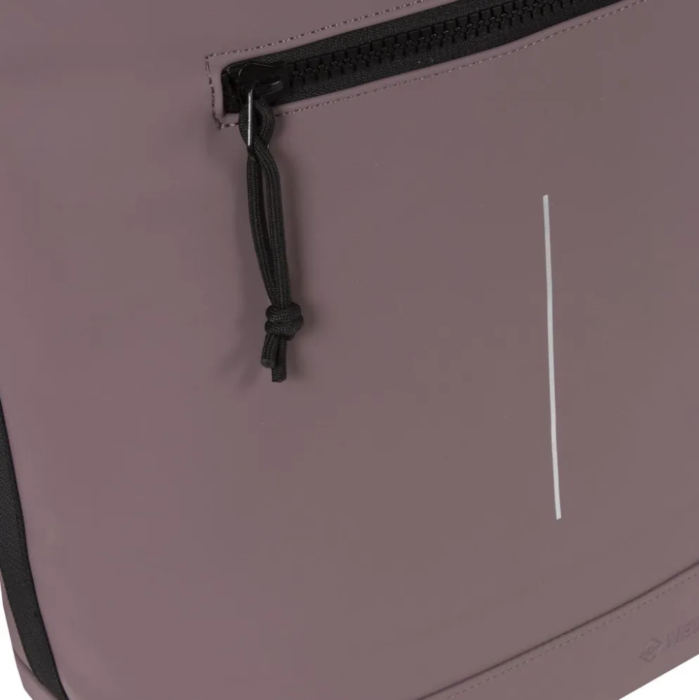 New Rebels Mart New York Oud Paars 21L Rugtas Rolltop Waterafstotend Laptop 15.6"