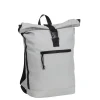 New Rebels Mart New York Lichtgrijs 21L Rugtas Rolltop Waterafstotend Laptop 15.6"