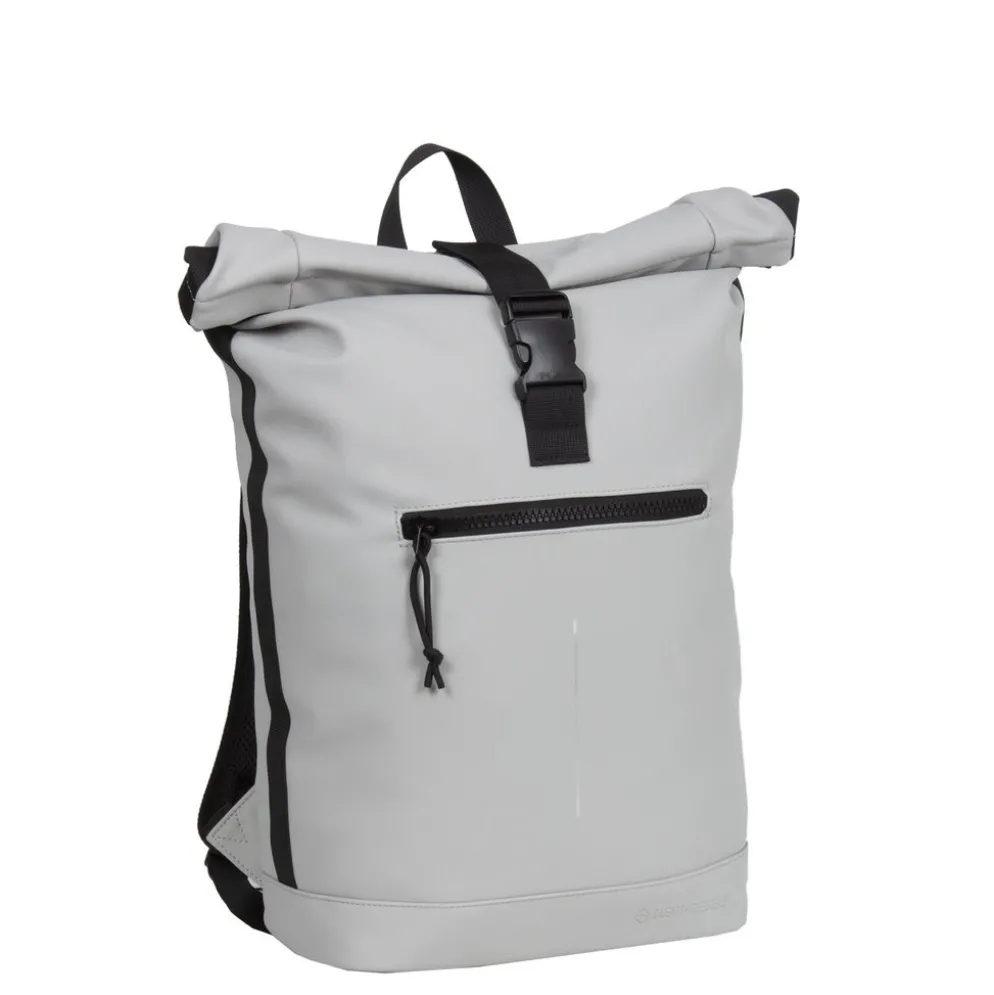 New Rebels Mart New York Lichtgrijs 21L Rugtas Rolltop Waterafstotend Laptop 15.6"