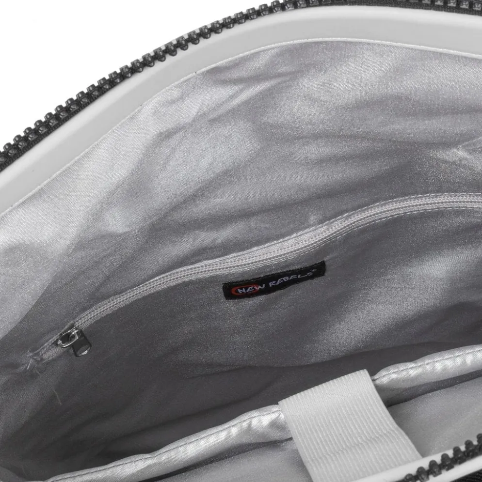 New Rebels Mart New York Lichtgrijs 21L Rugtas Rolltop Waterafstotend Laptop 15.6"