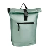 New Rebels Mart New York Metallic Lichtgroen 21L Rugtas Rolltop Waterafstotend Laptop 15.6"
