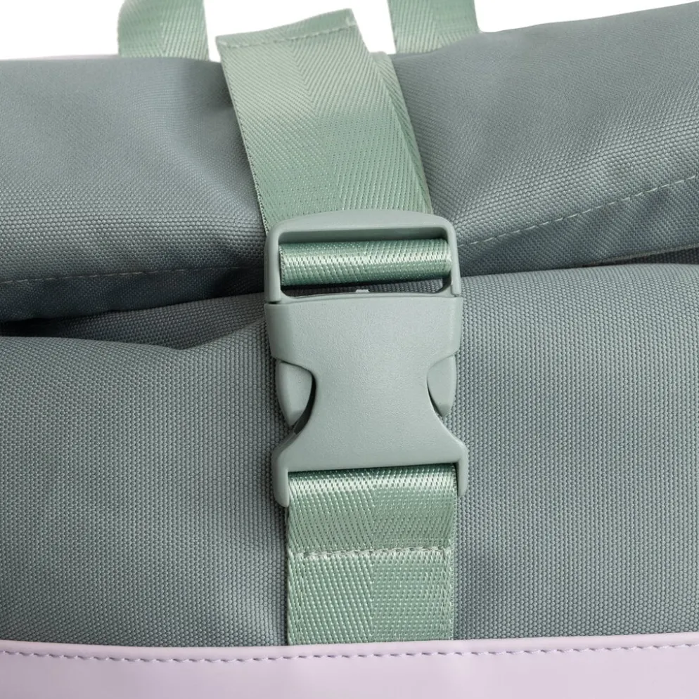 New Rebels Mart New York Rolltop Rugzak 17-21L Waterafstotende Laptop Rugtas 15.6 inch Werktas Rolltop – Lila