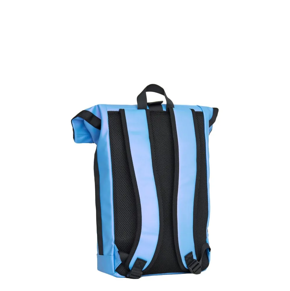 New Rebels Mart New York Metallic Lichtpaars 21L Rugtas Rolltop Waterafstotend Laptop 15.6"
