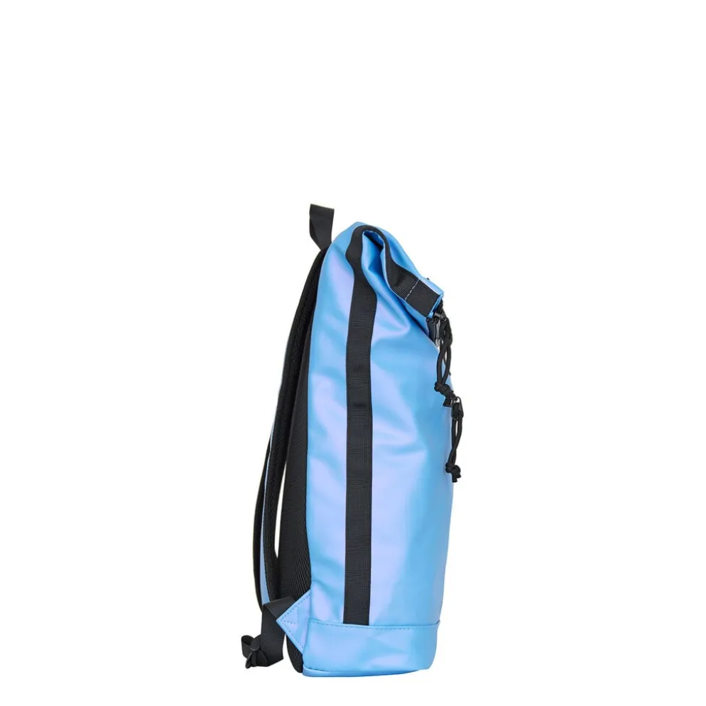 New Rebels Mart New York Metallic Lichtpaars 21L Rugtas Rolltop Waterafstotend Laptop 15.6"