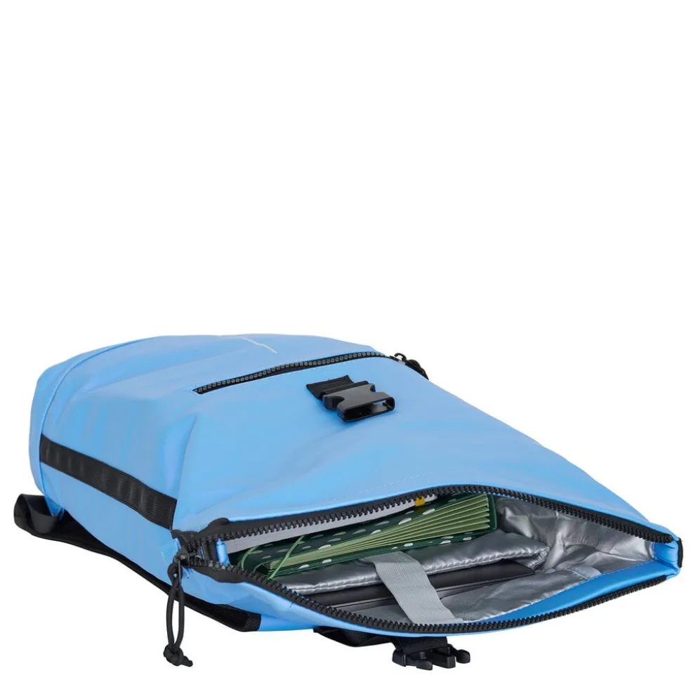 New Rebels Mart New York Metallic Lichtpaars 21L Rugtas Rolltop Waterafstotend Laptop 15.6"