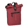 New Rebels Mart New York Burgundy 21L Rugtas Rolltop Waterafstotend Laptop 15.6"