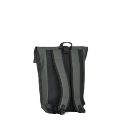 New Rebels Mart New York Nachtgroen 21L Rugtas Rolltop Waterafstotend Laptop 15.6