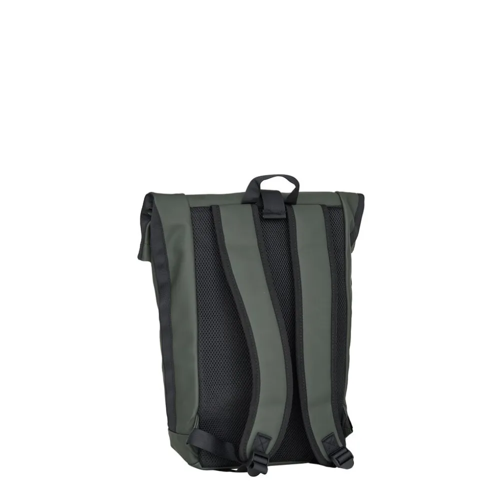 New Rebels Mart New York Nachtgroen 21L Rugtas Rolltop Waterafstotend Laptop 15.6"