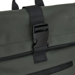 New Rebels Mart New York Nachtgroen 21L Rugtas Rolltop Waterafstotend Laptop 15.6