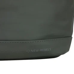 New Rebels Mart New York Nachtgroen 21L Rugtas Rolltop Waterafstotend Laptop 15.6