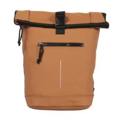 New Rebels Mart New York Cognac 21L Rugtas Rolltop Waterafstotend Laptop 15.6