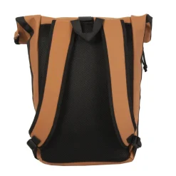 New Rebels Mart New York Cognac 21L Rugtas Rolltop Waterafstotend Laptop 15.6